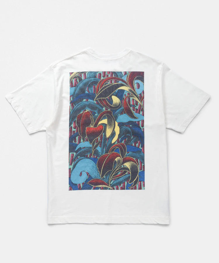 THE INOUE BROTHERS / Organic Cotton and Hemp T-shirt "Pistachio Hana-bi"